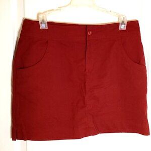 Avia Women's Red Skort Skirt Golfing Golf Size M Sports Tennis Activewear